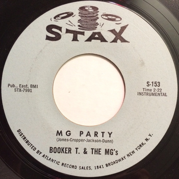 Booker T & The MG's - Soul Dressing / MG Party (7", Single, Styrene, Mon) (Very Good (VG)) - Image 2