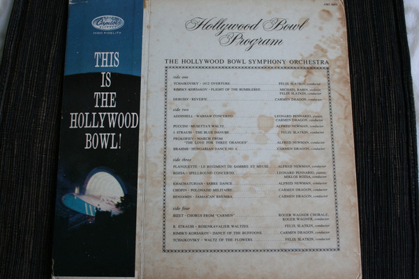 The Hollywood Bowl Symphony Orchestra - This Is The Hollywood Bowl (2xLP, Album) (Mint (M))