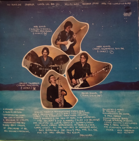 Spectrume - Spectrume (LP, Album) (Mint (M)) - Image 2