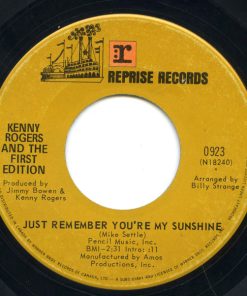 Alternative view of Kenny Rogers & The First Edition - Tell It All Brother / Just Remember You're My Sunshine (7", Single) (Very Good Plus (VG+))