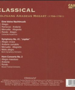 Alternative view of Wolfgang Amadeus Mozart - Classical: Mozart: Eine Kleine Nachtmusik · Symphony No. 41 (CD, Comp) (Near Mint (NM or M-))