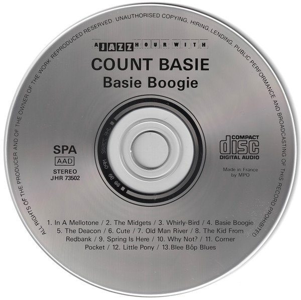 Count Basie - Basie Boogie (CD, Comp) (Near Mint (NM or M-)) - Image 3