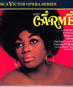 Georges Bizet - Leontyne Price, Franco Corelli, Mirella Freni, Wiener Philharmoniker, Herbert von Karajan - Carmen (3xCD, Album, RE, RM) (Very Good Plus (VG+))