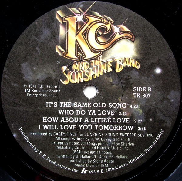 KC & The Sunshine Band - Who Do Ya (Love) (LP, Album, PRC) (Mint (M)) - Image 4