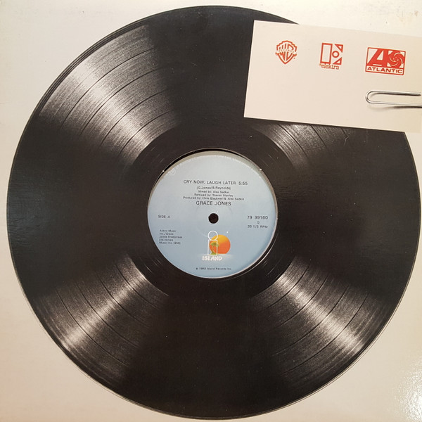 Grace Jones - Cry Now, Laugh Later (12") (Mint (M)) - Image 3