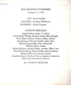 Georg Friedrich Händel – Emma Kirkby, Carolyn Watkinson, David Thomas (9), London Baroque, Charles Medlam - Aci, Galatea E Polifemo (Serenata A Tre, 1708) (2xCD, Album) (Near Mint (NM or M-)) - Image 5