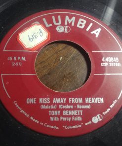 Tony Bennett With Percy Faith - One Kiss Away From Heaven (7", Single) (Very Good Plus (VG+))