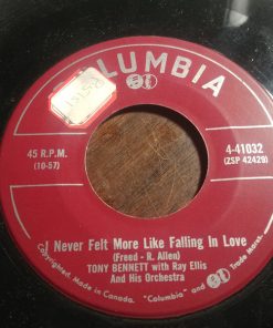 Tony Bennett - I Never Felt More Like Falling In Love (7", Single) (Very Good Plus (VG+))