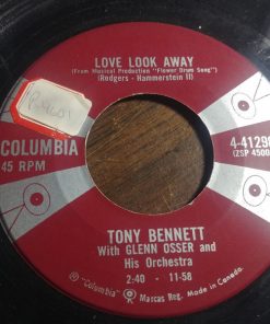 Tony Bennett - Love Look Away (7") (Very Good Plus (VG+))