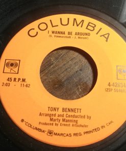 Tony Bennett - I Wanna Be Around (7") (Very Good Plus (VG+))