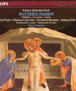 Johann Sebastian Bach - Peter Schreier, Lucia Popp, Marjana Lipovšek, Eberhard Büchner, Robert Holl, Rundfunkchor Leipzig, Staatskapelle Dresden - Matthäus-Passion Highlights (CD, Comp) (Near Mint (NM or M-))