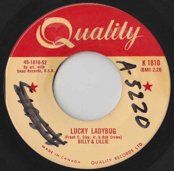 Billy & Lillie - I Promise You / Lucky Ladybug (7", Single) (Near Mint (NM or M-)) - Image 3