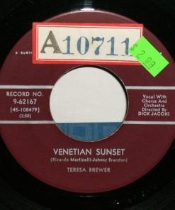 Teresa Brewer - Venetian Sunset / Peace Of Mind (7", Single, Mono) (Very Good Plus (VG+))