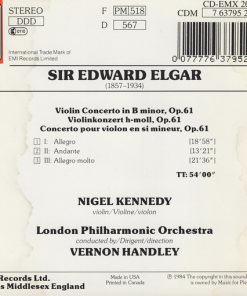 Alternative view of Sir Edward Elgar, Nigel Kennedy, London Philharmonic Orchestra, Vernon Handley - Violin Concerto (CD) (Near Mint (NM or M-))