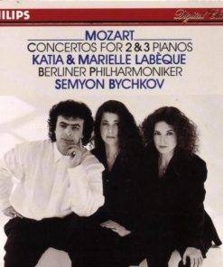 Wolfgang Amadeus Mozart, Katia Et Marielle Labèque, Berliner Philharmoniker, Semyon Bychkov - Concertos For 2 & 3 Pianos (CD, RE) (Near Mint (NM or M-))