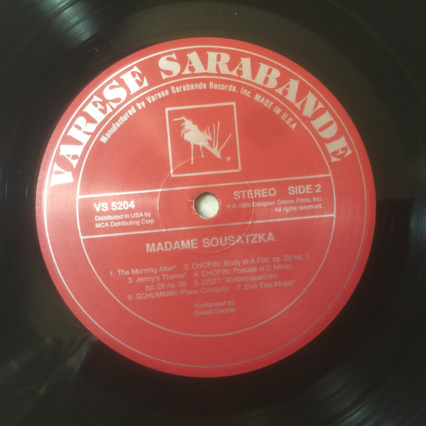 Various - Madame Sousatzka (Music From The Film) (LP, Album, Comp) (Mint (M)) - Image 3