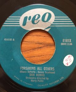 Don Rondo - Forsaking All Others (7", Single) (Very Good Plus (VG+))