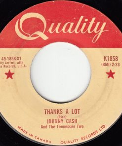 Johnny Cash & The Tennessee Two - Thanks A Lot (7", Single) (Near Mint (NM or M-))