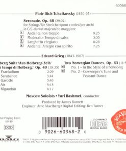 Alternative view of Yuri Bashmet, Moscow Soloists - Tchaikovsky Serenade For Strings. Grieg Holberg Suite, 2 Norwegian Melodies (CD) (Near Mint (NM or M-))