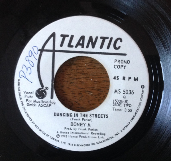Boney M. - Mary's Boy Child/Oh My Lord (7", Single, Promo) (Near Mint (NM or M-)) - Image 2