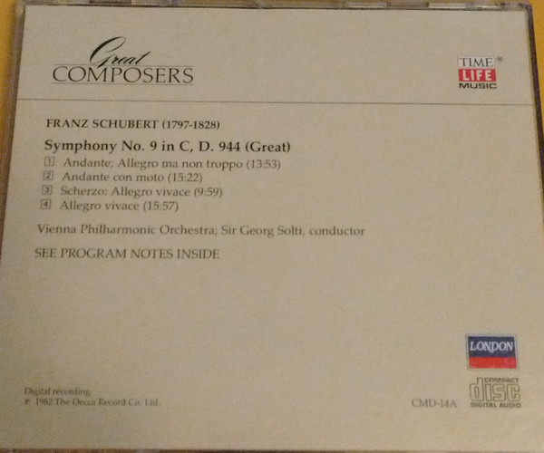 Franz Schubert - Great Composers (CD, Comp) (Near Mint (NM or M-)) - Image 3