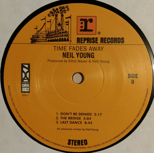 Neil Young - Time Fades Away (LP, Album, RE) (Mint (M)) - Image 4
