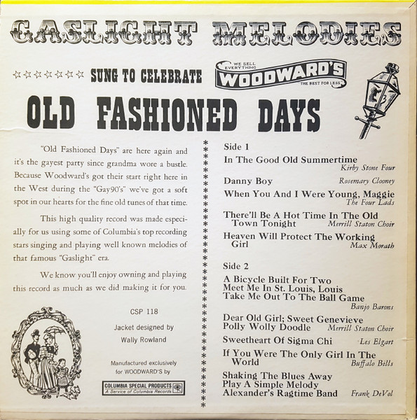 Various - Gaslight Melodies (LP, Comp) (Mint (M)) - Image 2