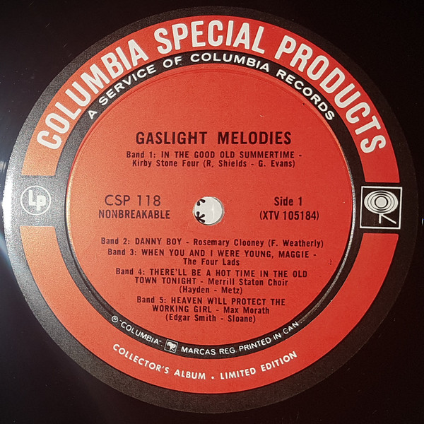 Various - Gaslight Melodies (LP, Comp) (Mint (M)) - Image 3
