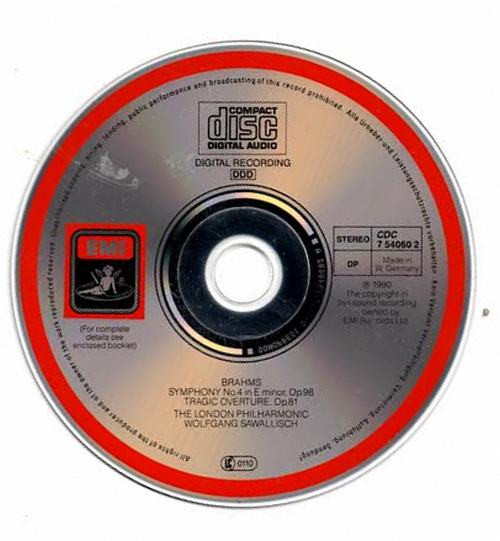 Johannes Brahms, London Philharmonic Orchestra, Wolfgang Sawallisch - Symphony No. 4 In E Minor, Op. 68 / Tragic Overture, Op. 81 (CD, Album) (Near Mint (NM or M-)) - Image 4
