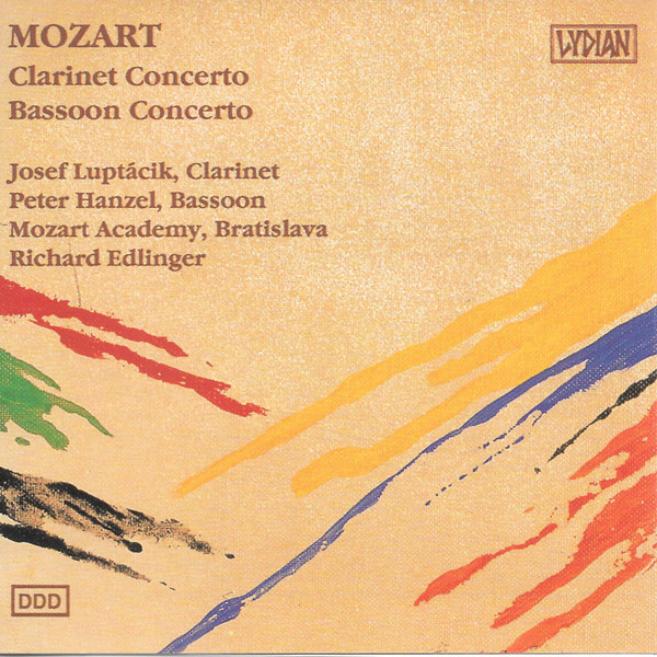 Wolfgang Amadeus Mozart performed by Bratislava Mozart Academy conducted by Richard Edlinger - Clarinet Concerto | Bassoon Concerto (CD, Album) (Near Mint (NM or M-))