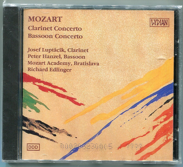 Wolfgang Amadeus Mozart performed by Bratislava Mozart Academy conducted by Richard Edlinger - Clarinet Concerto | Bassoon Concerto (CD, Album) (Near Mint (NM or M-)) - Image 2