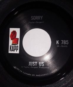 Just Us (7) - Sorry / Run, Boy Run (7") (Very Good Plus (VG+))