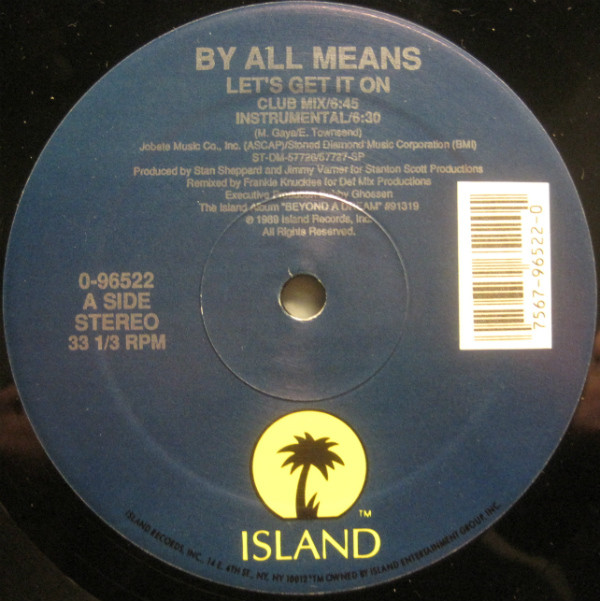 By All Means - Let's Get It On (12") (Mint (M)) - Image 3