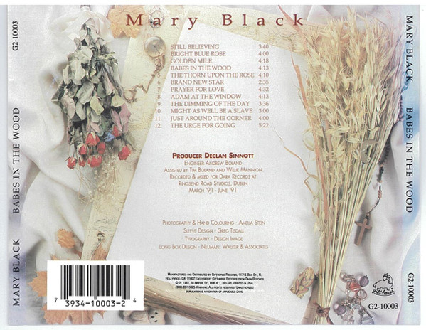Mary Black - Babes In The Wood (CD, Album, RE) (Near Mint (NM or M-)) - Image 2