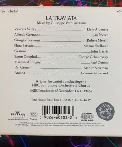 Alternative view of Giuseppe Verdi / Licia Albanese - Jan Peerce - Robert Merrill - NBC Symphony Orchestra, Arturo Toscanini - La Traviata (2xCD + Box) (Near Mint (NM or M-))