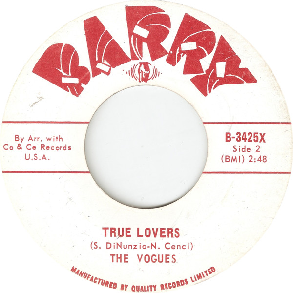 The Vogues - The Land Of Milk And Honey (7", Single) (Near Mint (NM or M-)) - Image 2