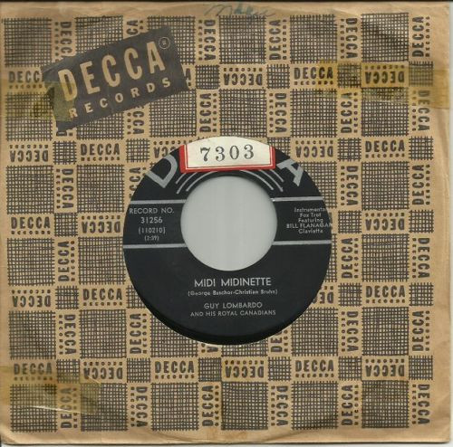 Guy Lombardo And His Royal Canadians - Bright Lights Of Brussels (7", Single, Mono) (Very Good Plus (VG+))