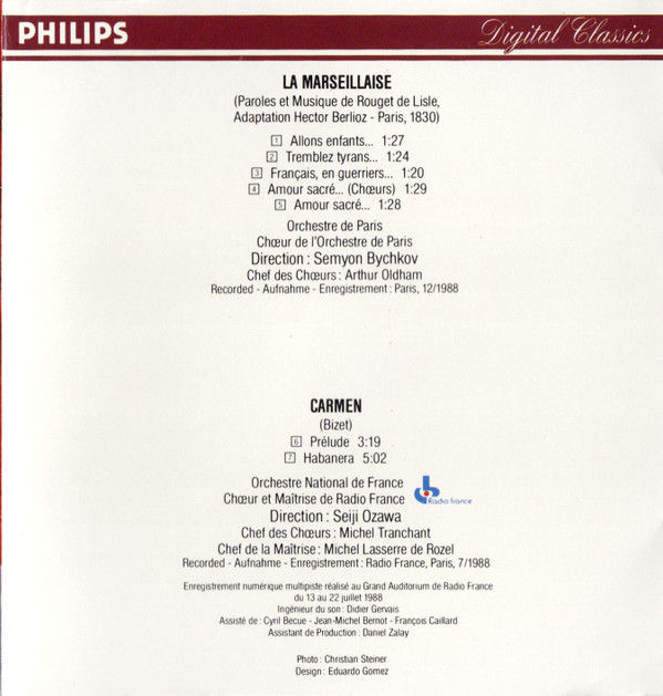 Jessye Norman - La Marseillaise (CD, Maxi) (Very Good Plus (VG+)) - Image 2