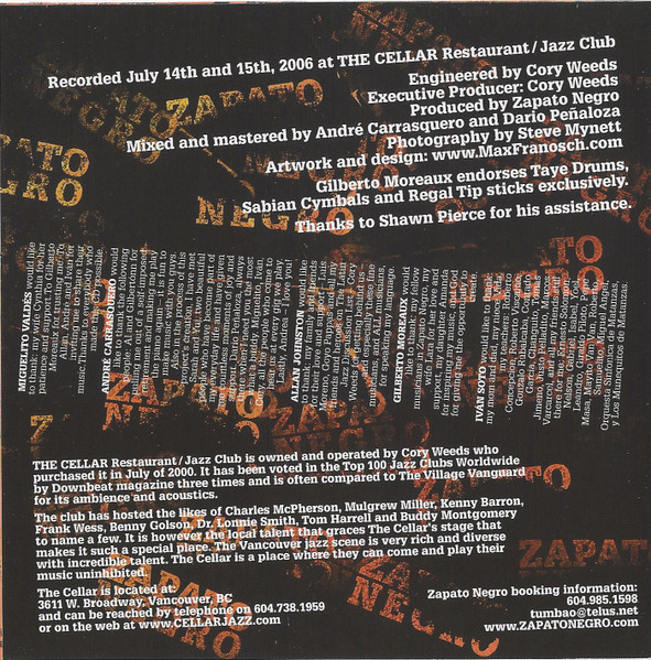 Zapato Negro - Zapato Negro (CD, Album) (Near Mint (NM or M-)) - Image 5