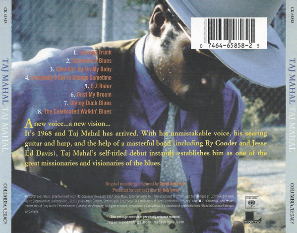 Taj Mahal - Taj Mahal (CD, RE) (Mint (M)) - Image 2