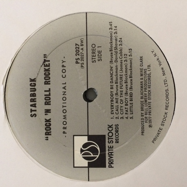 Starbuck (2) - Rock'n Roll Rocket (LP, Album, Promo) (Mint (M)) - Image 3