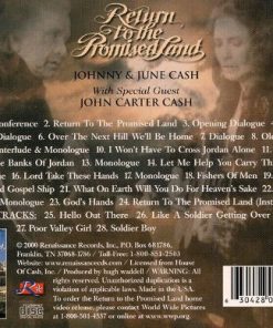 Alternative view of Johnny Cash & June Carter Cash - Return To The Promised Land (CD, Album) (Mint (M))