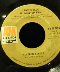 Claudine Longet - Love Is Blue (L'amour Est Bleu) (7", Single) (Near Mint (NM or M-))