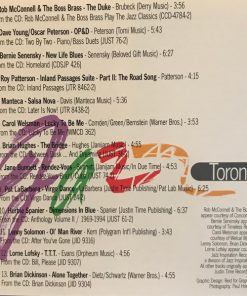 Alternative view of Various - Jazz Toronto (CD, Comp) (Mint (M))