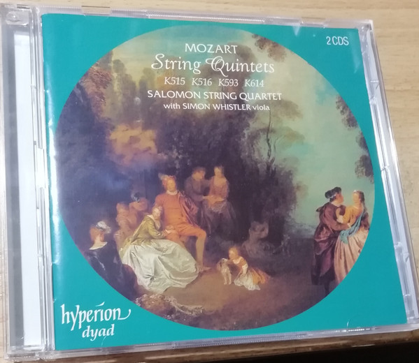 Wolfgang Amadeus Mozart, The Salomon Quartet, Simon Whistler - String Quintets K515, K516, K593, K614 (2xCD, Comp) (Near Mint (NM or M-))