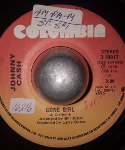 Johnny Cash - Gone Girl (7", Single) (Very Good Plus (VG+))