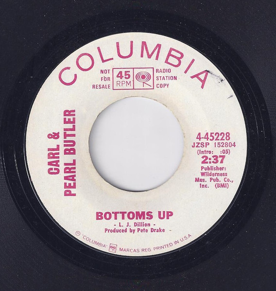 Carl & Pearl Butler - Let The Sunshine On The People (7", Single, Promo) (Very Good (VG)) - Image 2