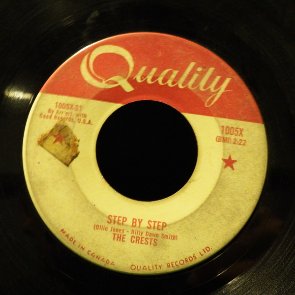 The Crests - Step By Step (7", Single) (Near Mint (NM or M-)) - Image 4
