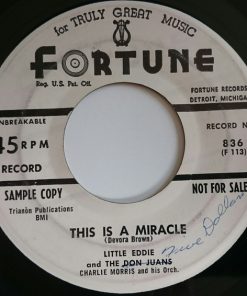 Alternative view of Eddie Hurt And The Don Juans - Calypso Beat / This Is A Miracle (7", Promo) (Very Good Plus (VG+))