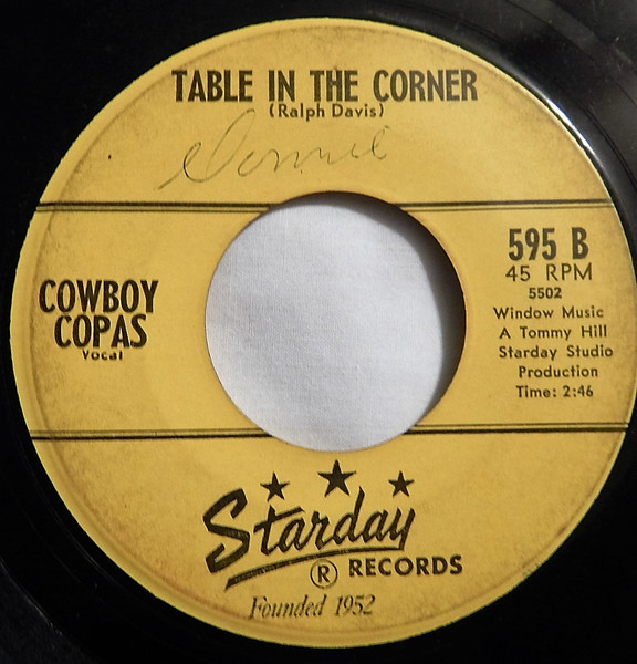 Cowboy Copas - Sold The Farm (7") (Good Plus (G+)) - Image 2